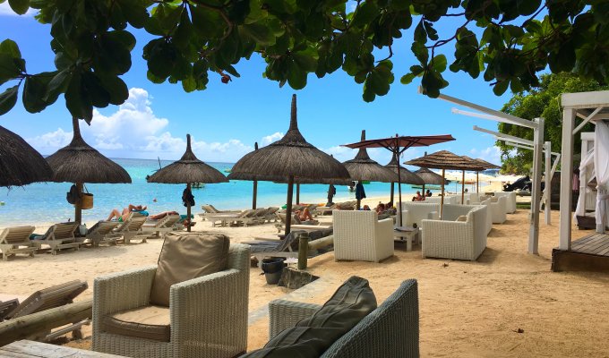 Location villa Ile Maurice piscine privée et accès plage privée Grand Baie