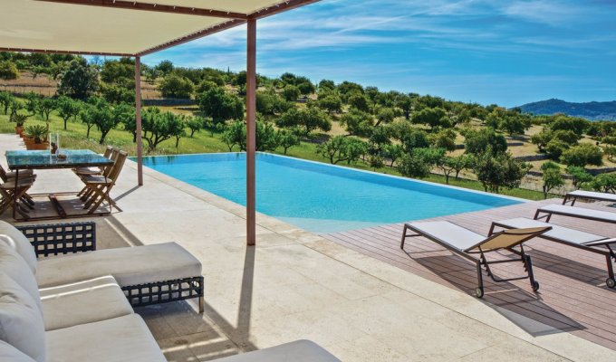 Iles Baleares Location villa luxe Majorque Moscari 8 personnes piscine privée