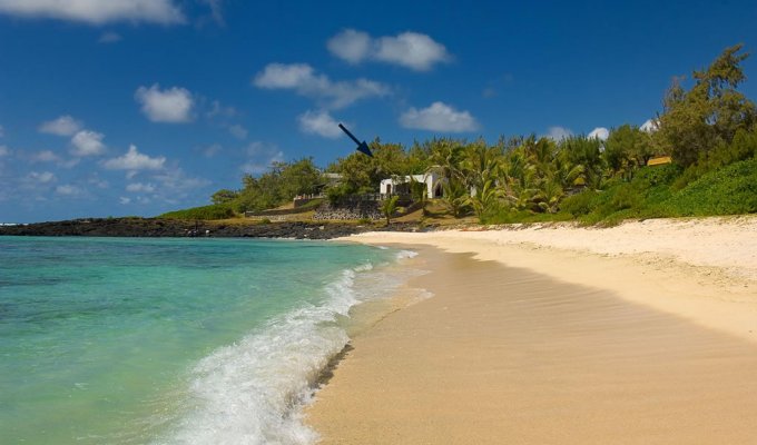 Location villa Ile Maurice pieds dans l'eau à Poste Lafayette avec personnel Cote Est