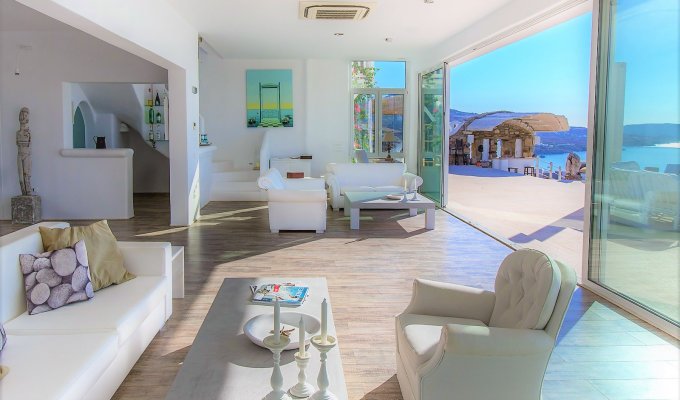 Grece Location Villa Mykonos vue mer piscine privée