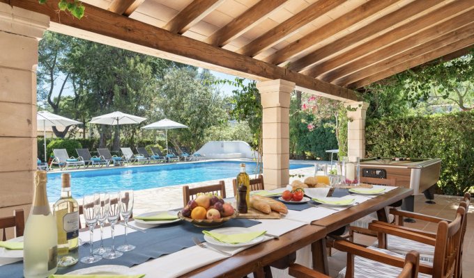 Iles Baleares Location villa luxe Majorque Port Pollença piscine chauffée proche baie