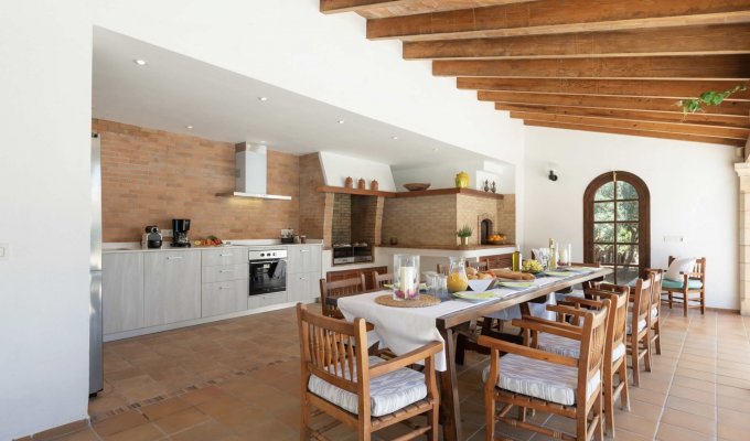 Iles Baleares Location villa luxe Majorque Port Pollença piscine chauffée proche baie