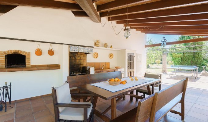 Iles Baléares Location villa luxe Majorque Pollença piscine chauffée vue montagne