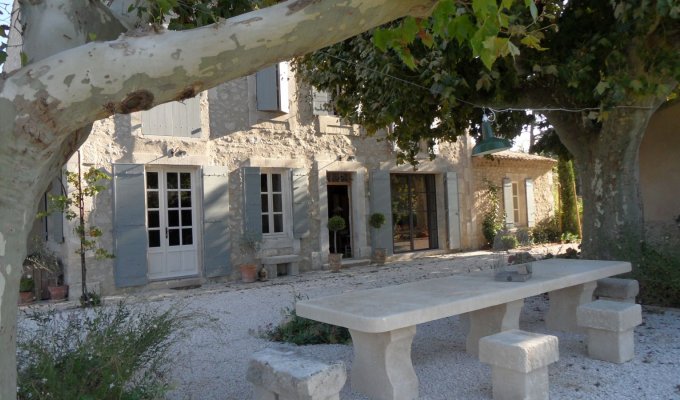Location villa luxe Saint Remy de Provence avec piscine privee chauffee