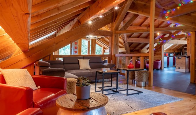 Location Chalet Luxe Serre Chevalier pied des pistes piscine chauffee spa services conciergerie