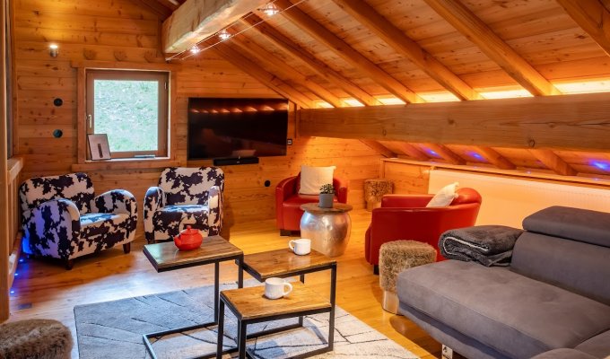 Location Chalet Luxe Serre Chevalier pied des pistes piscine chauffee spa services conciergerie