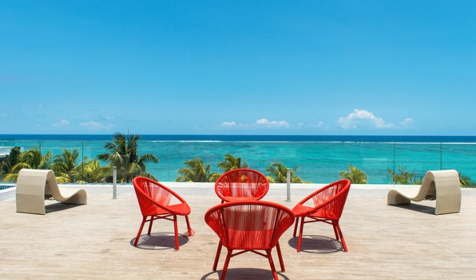 Location Appartement Ile Maurice sur la plage de Flic en Flac Cote ouest avec personnel