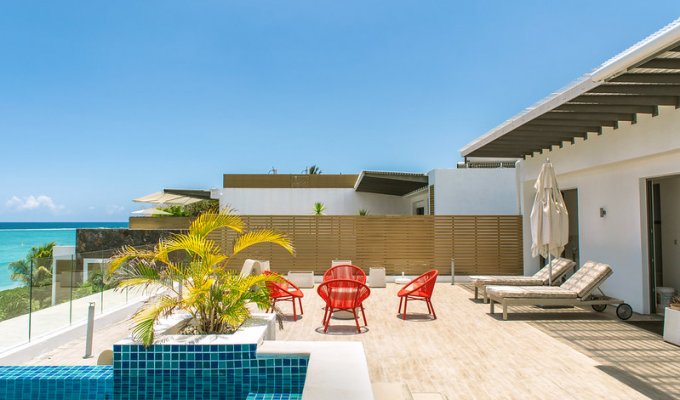 Location Appartement Ile Maurice sur la plage de Flic en Flac Cote ouest avec personnel