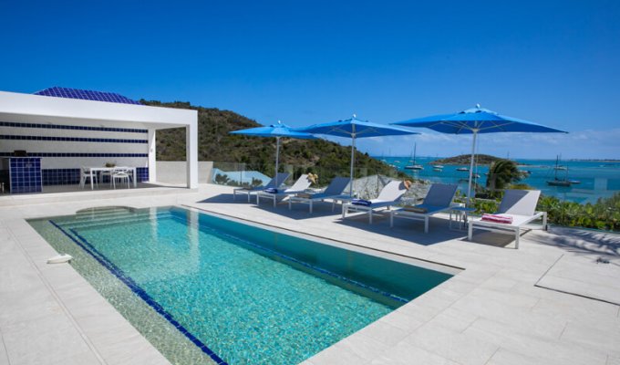 St Martin Location Villa Cul de Sac avec piscine privée