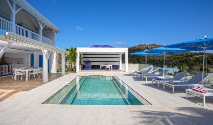 St Martin Location Villa Cul de Sac avec piscine privée