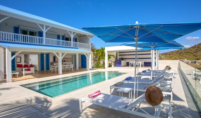 St Martin Location Villa Cul de Sac avec piscine privée