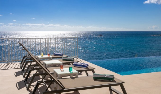 ST MAARTEN  location villa de luxe vue mer Indigo Bay Caraïbes