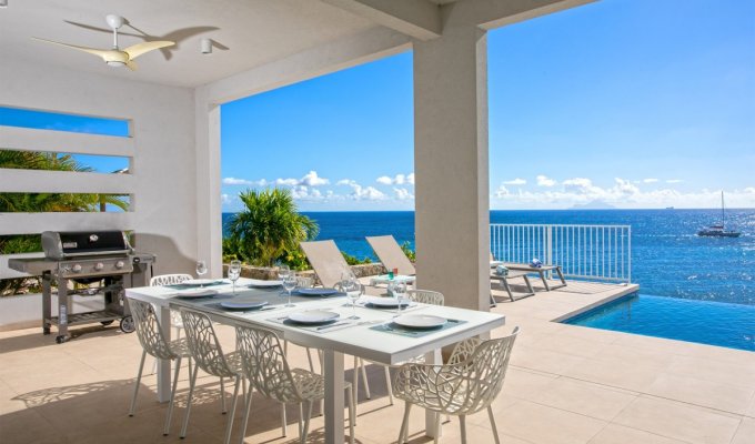 ST MAARTEN  location villa de luxe vue mer Indigo Bay Caraïbes