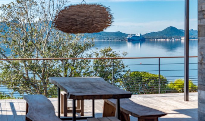 villa luxe piscine vue et acces mer Porto Vecchio