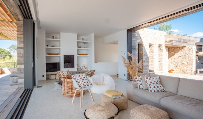 villa luxe piscine vue et acces mer Porto Vecchio