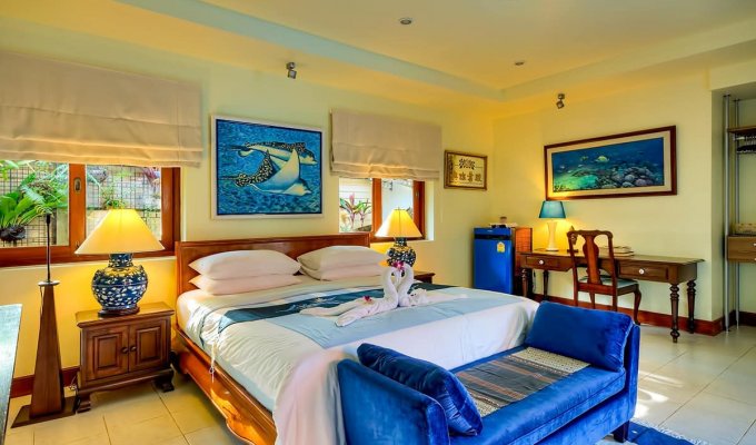Thailande Location Villa Phuket SHA Plus+ sur la plage de Kata Beach avec piscine privée et Personnel