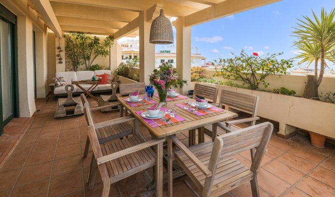 Terrasse face mer