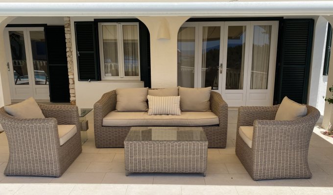 Iles Baleares location Villa luxe Minorque Binisafuller 8 pers  piscine privée vue mer