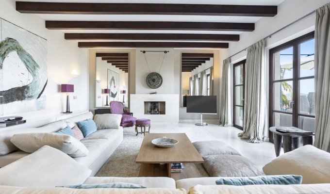 Iles Baleares Location Villa Prestige Majorque Port Andratx piscine chauffée, jacuzzi, sauna magnifique vue mer