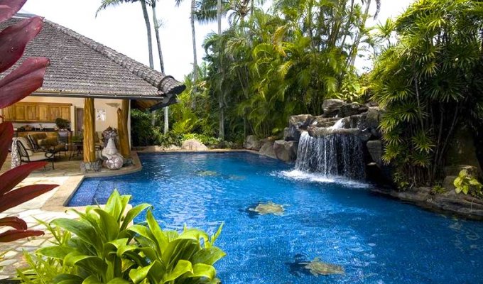 Hawai location villa Luxe Ohau Lanikai Piscine privée Personnel