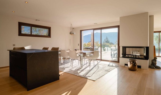 Location Villa Lac d'Annecy Veyrier du Lac piscine privée