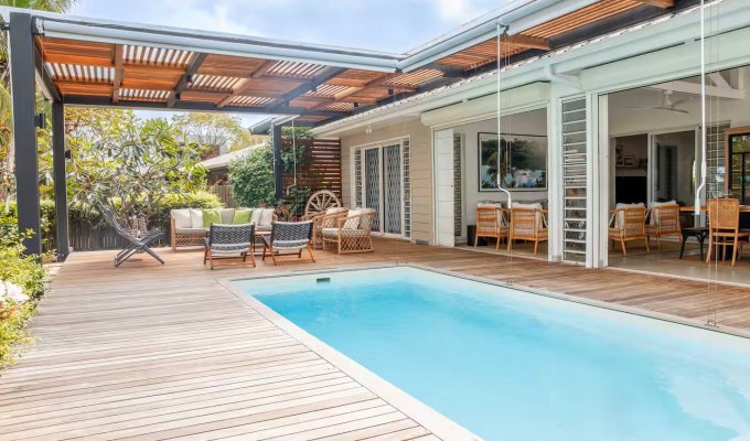 Location Villa Tamarin La Preneuse plage piscine privée et personnel