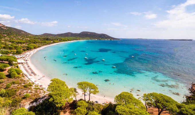 Plage Palombaggia 150 m