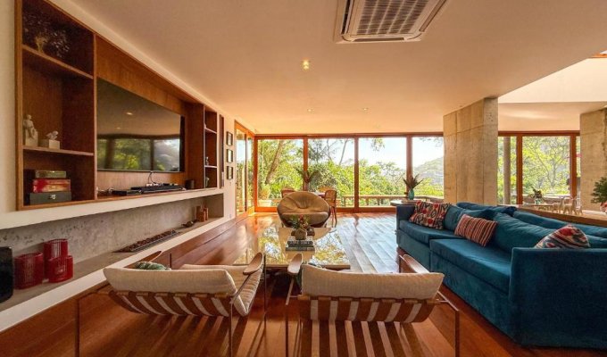 Bresil Location villa luxe Rio de Janeiro São Conrado piscine privée et tennis