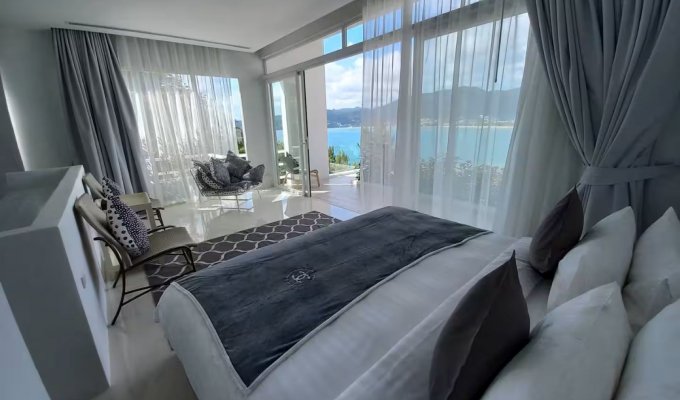 Location villa Phuket à Patong avec piscine privée, personnel et vue mer imprenable