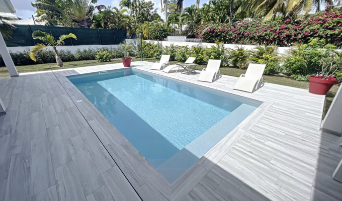 Location Villa Luxe Guadeloupe Saint Francois piscine privée à 2 min de la Marina, 6 pers
