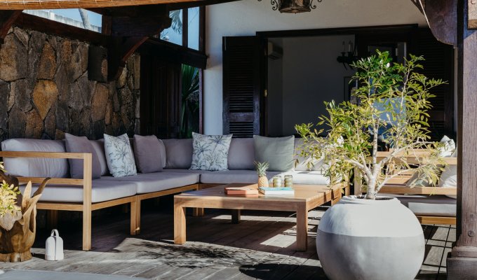 Location villa Luxe Ile Maurice pieds dans l'eau plage Cap Malheureux avec chef
