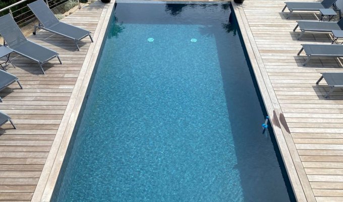 Corse Location Villa Porto Vecchio Plage de St Cyprien Piscine jacuzzi