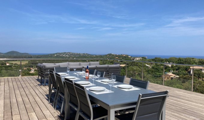 Corse Location Villa Porto Vecchio Plage de St Cyprien Piscine jacuzzi