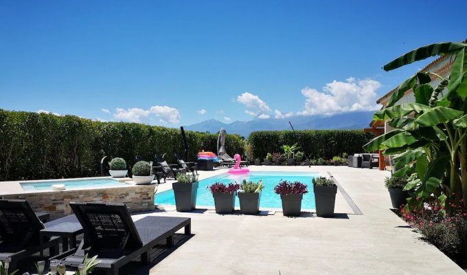 Location Vacances Villa Aleria 8/12 Pers Piscine Privee Proche Plages de Sable en Corse