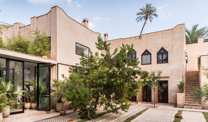 Jardin  Villa de luxe à Marrakech 