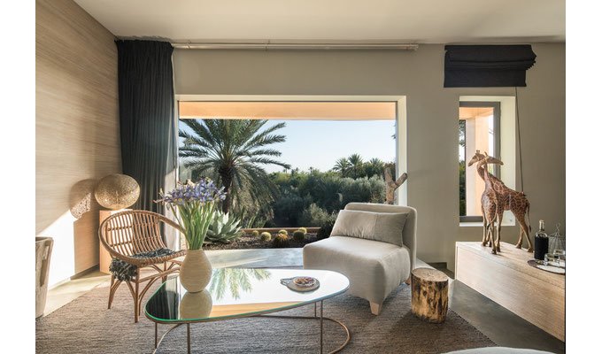 Jardin  Villa de luxe à Marrakech 