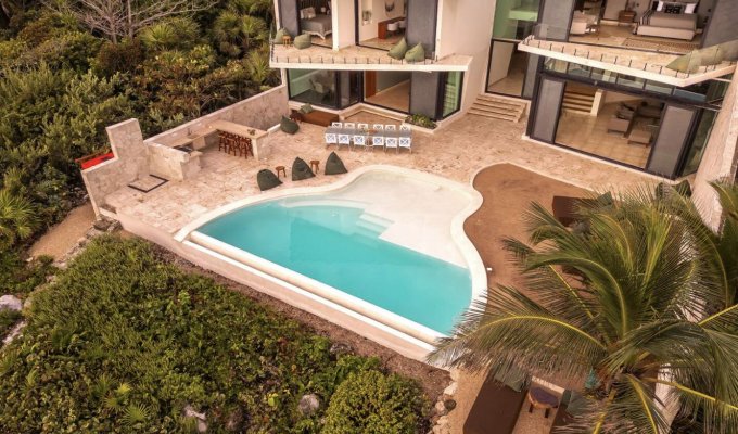 Location Villa Riviera Maya Akumal Yal ku Lagoon Piscine Kayaks Chef