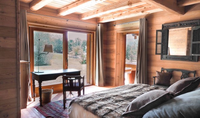 Location Chalet Luxe Serre Chevalier pied des pistes spa services conciergerie