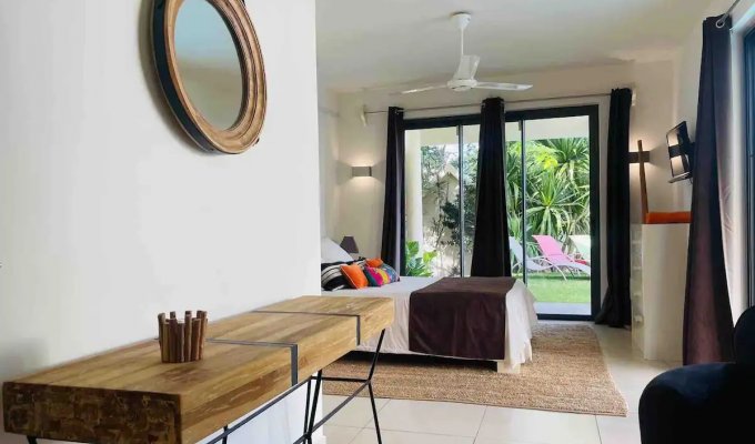 Ile Maurice Location Villa Mont Choisy plage et golf 200 m piscine et personnel