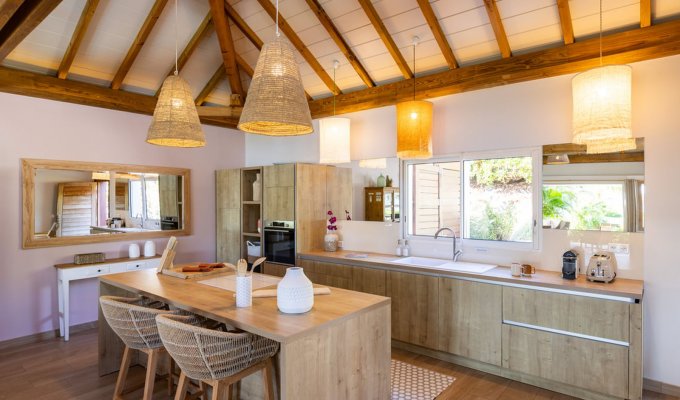 Location Villa St Martin Cul de Sac Baie Orientale piscine Kayaks ILET PINEL 5 mins