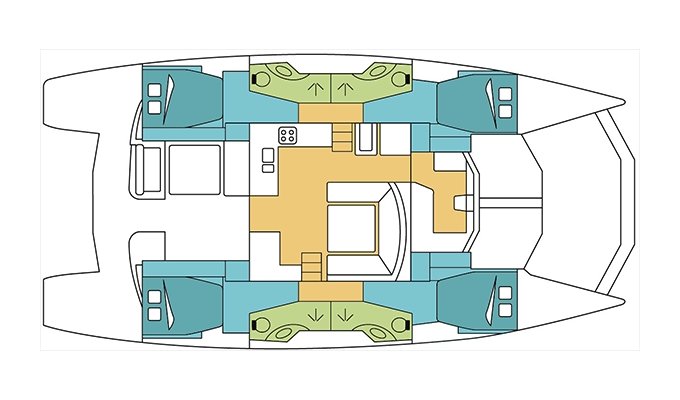 Location Catamaran avec équipage Miami Floride Bahamas